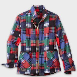 Vermont Flannel Company Women's Flannel Zip Jacket - Patchwork